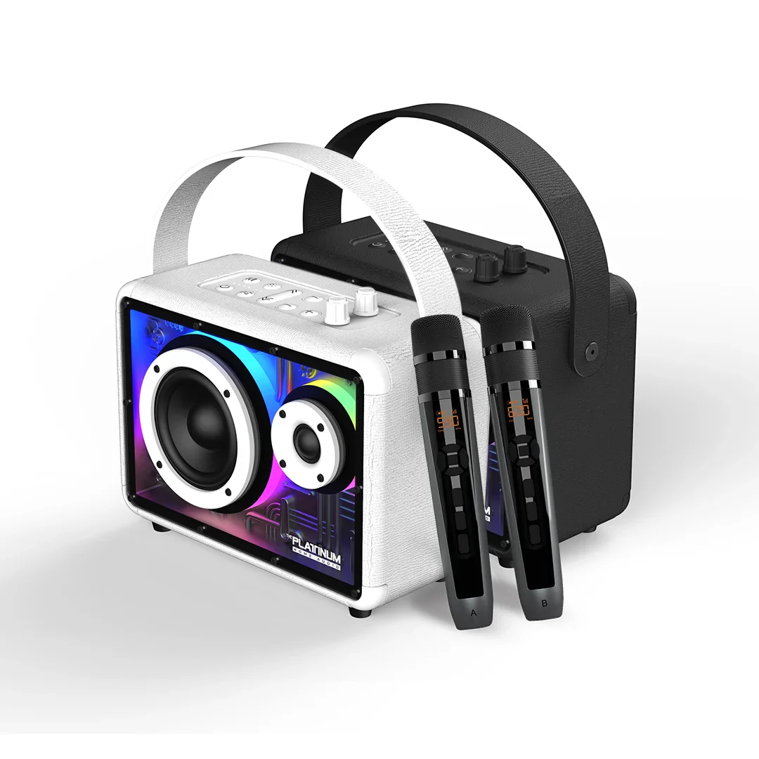 APOLLO PRO Portable BT Speaker with UHF Microphones and Echo effect - Image 3