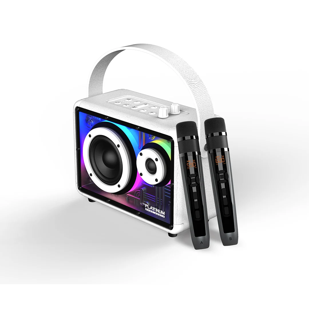 APOLLO PRO Portable BT Speaker with UHF Microphones and Echo effect - Image 4