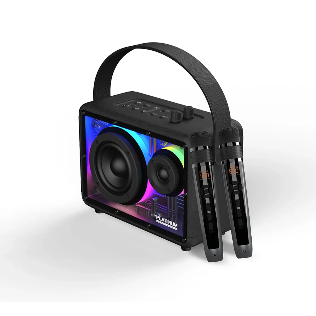 APOLLO PRO Portable BT Speaker with UHF Microphones and Echo effect - Image 5