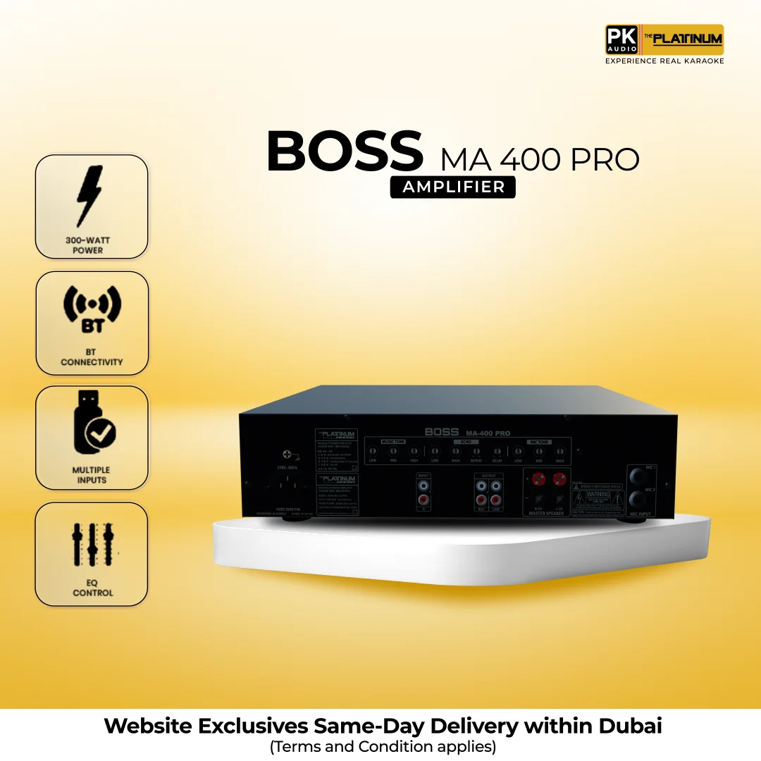 Boss MA-400 Pro Professional Stereo Amplifier - Image 4