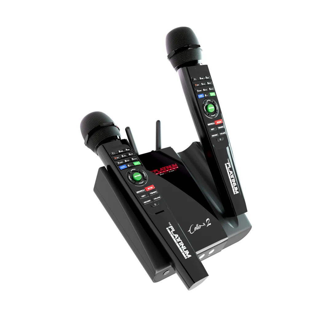CELLO 2 UHF Wireless Microphone Karaoke Player - Image 3