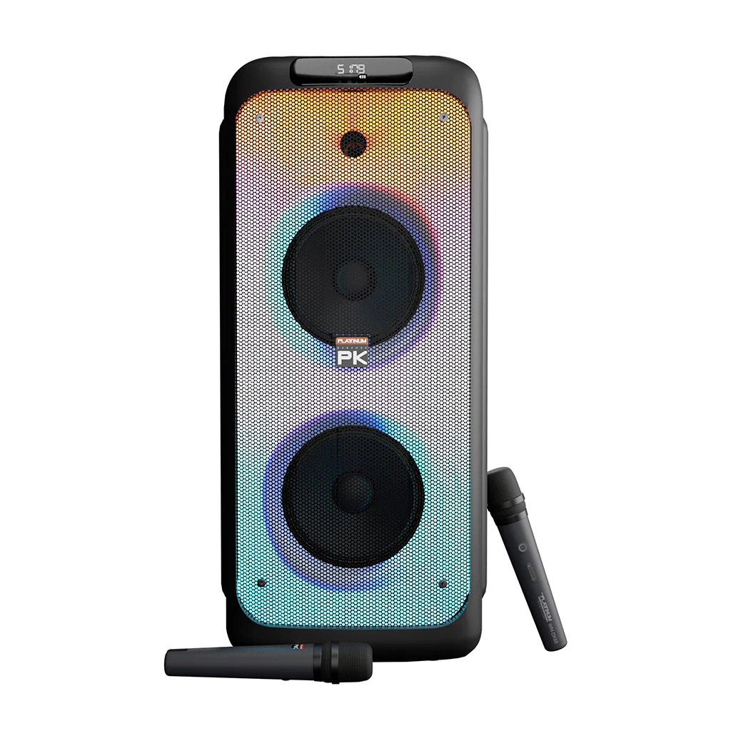 DK88 Duo Karaoke Speaker with UHF Wireless Microphones and 8” Woofer Class - Image 6