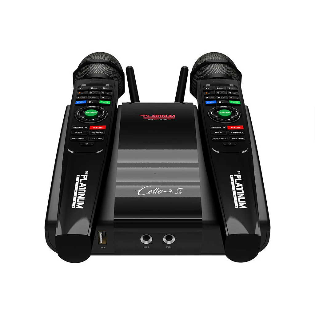 CELLO 2 UHF Wireless Microphone Karaoke Player - International Shipping - Image 4